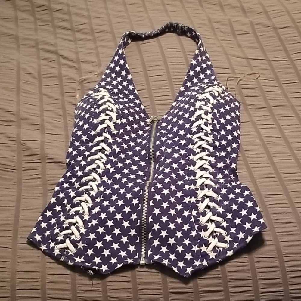 Star spangled bustier